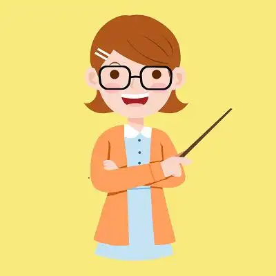 老师人物元素卡通车文明校园开学卡通学生排队上公交车钢琴老师学生女