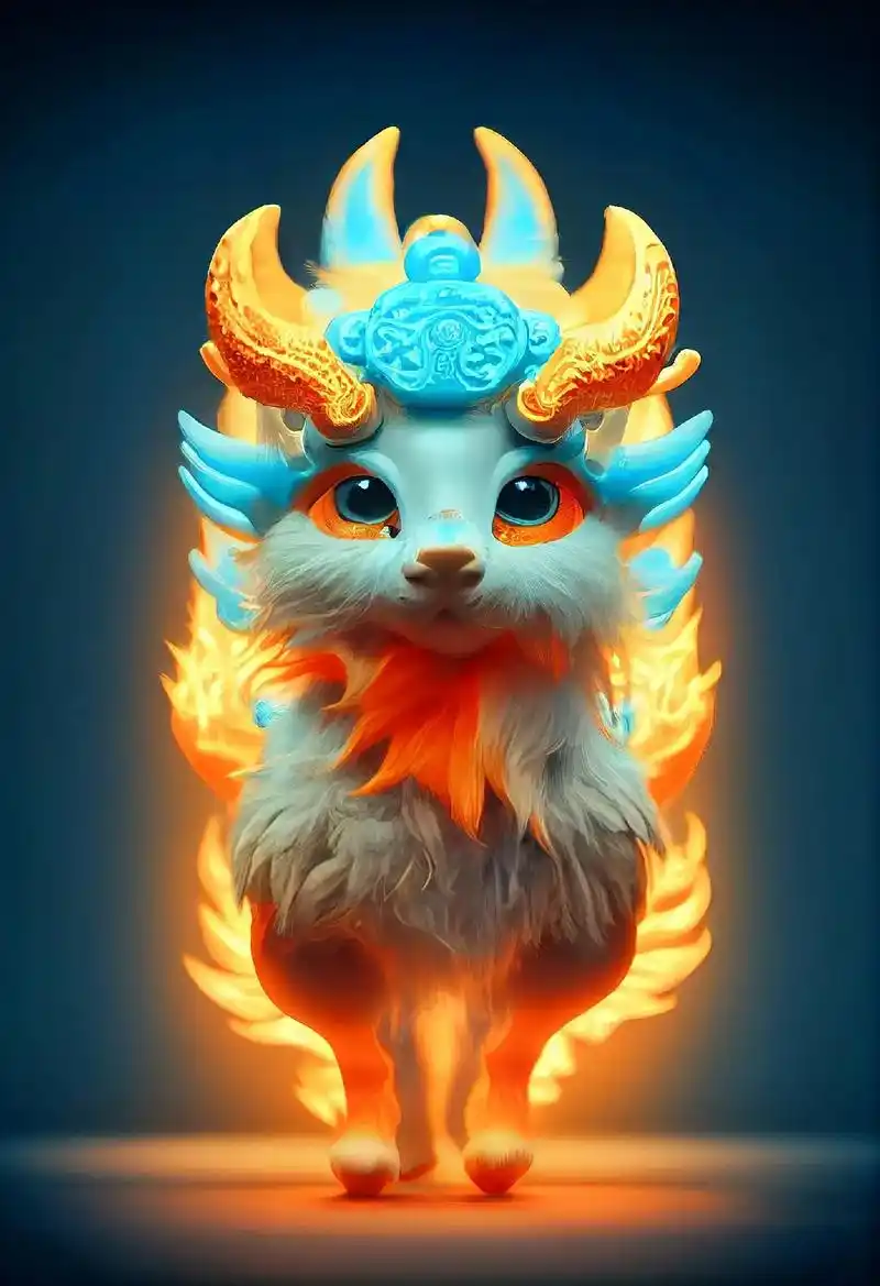 招财麒麟!#成功上岸 #手机壁纸 #麒麟  - 抖音