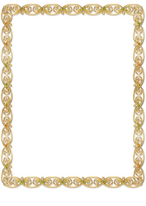 png古典花纹金色边框
