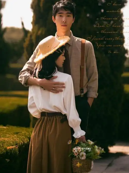 最萌身高差婚纱照——田园风