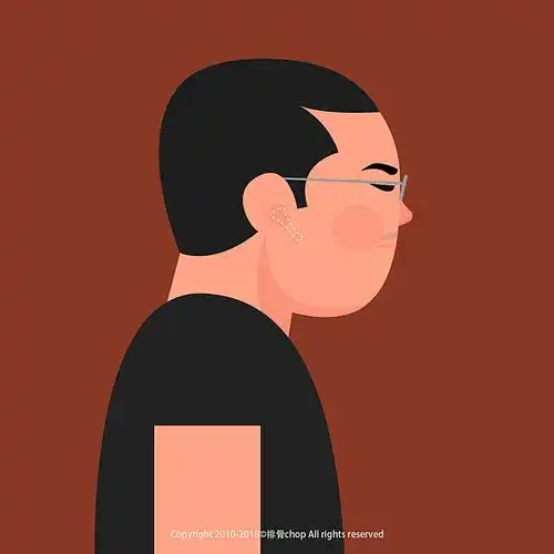 侧脸|插画|创作习作|排骨chop_原创作品-站酷zcool