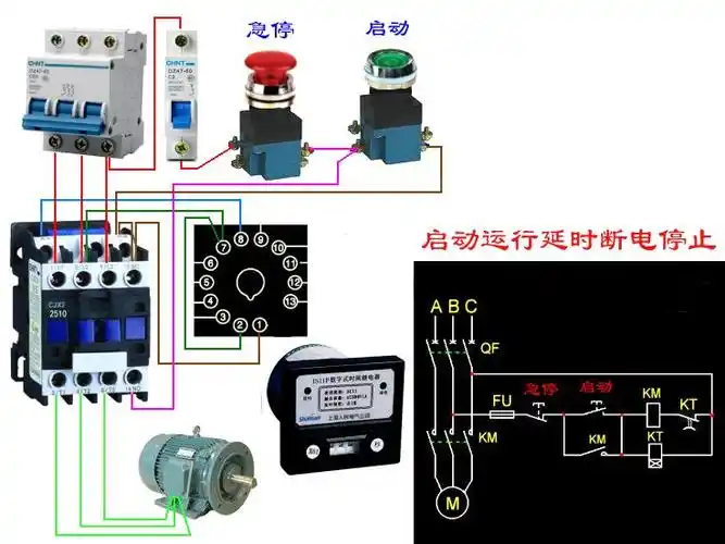 380v,js11p时间蓄电器一个380v接触器一个.按钮一个.380v水泵一个怎样