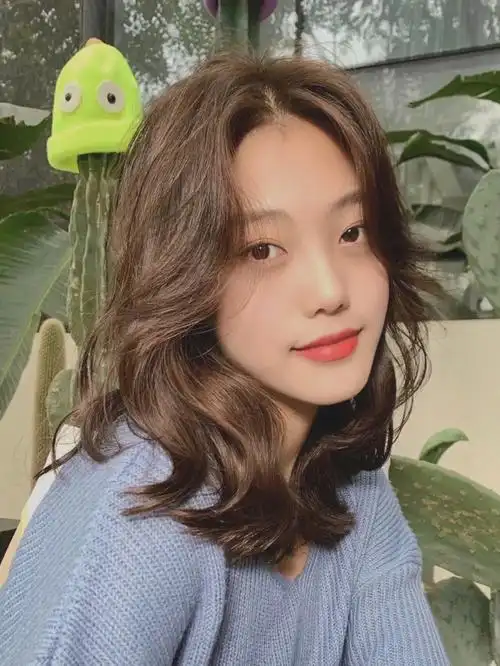 慵懒烫发 中短发烫发 蓬松烫 蛋卷头7878中短发女生最值得烫的