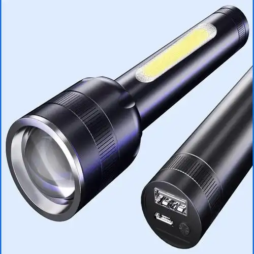 曾庆伟t6新款led强光多功能手电筒usb充电户外照明个