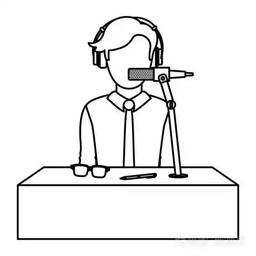 优雅的服装和新闻信息矢量插图的在线记者插画-正版商用图片189q7n-摄