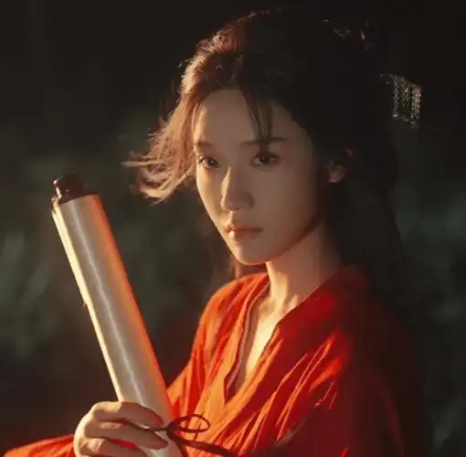 陈意涵一组古风红衣战损妆美呆众人,破碎感十足-爱读书