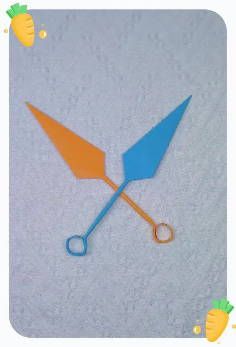 苦无手里剑折纸教程,一步一步教你制作#一学就会系列 #幼儿园 - 抖音