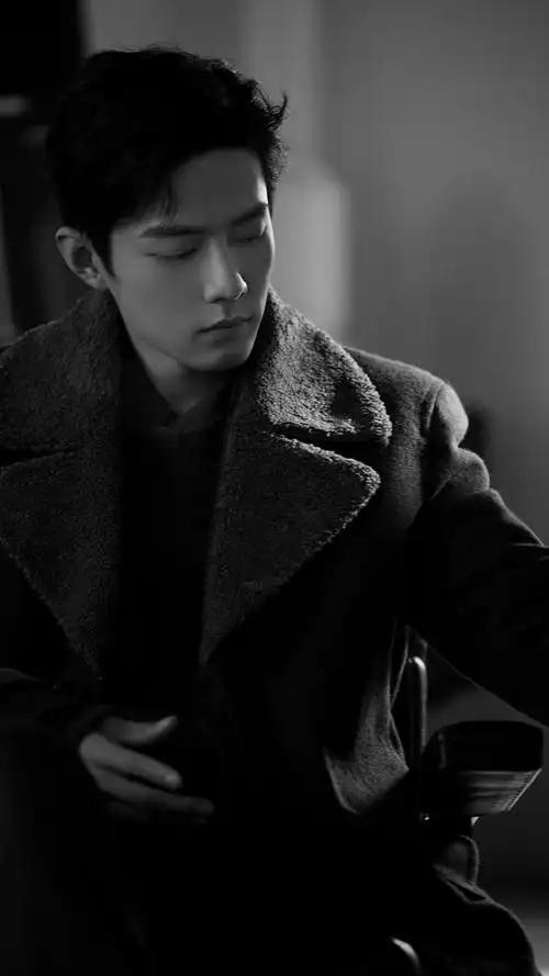 肖战秋冬氛围感大片让人好纠结:低头嘟嘴太可爱,眉头深锁太忧郁__财经