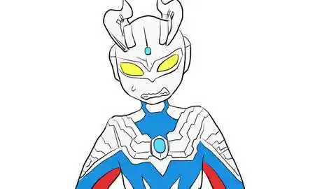 【小林简笔画】奥特曼系列 赛罗奥特曼儿童简笔画