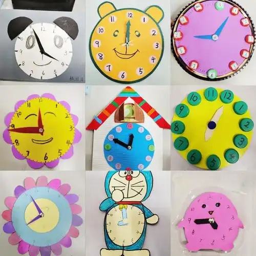 寓教于乐——小学部举行手工钟表展示活动