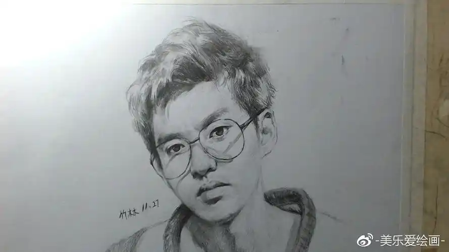 素描明星头像教程——吴亦凡