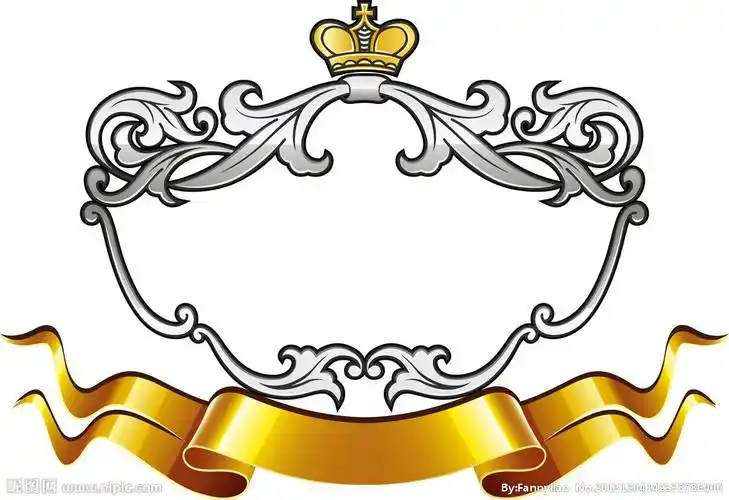 欧式丝带皇冠设计图__背景底纹_底纹边框_设计图库_昵图网nipic.com