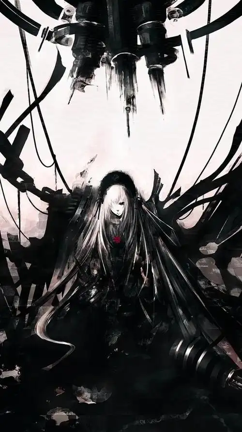 唯美暗黑系动漫手机锁屏壁纸