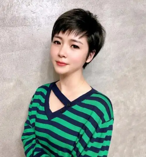 40-50岁波波头短发图片