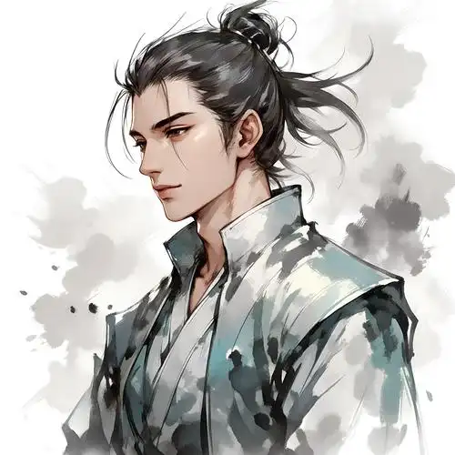 今天给大家带来一组超酷的龙须背头头像,中国水墨风格,是不是很有韵味