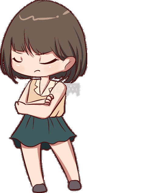 女生生气愤怒不开心表情包