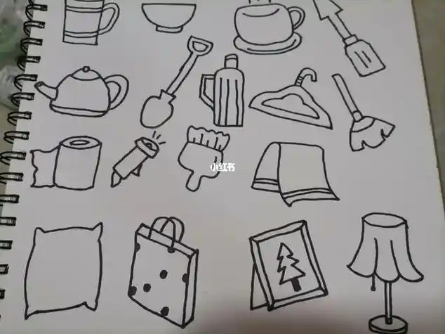简笔画生活物品简笔画人文绘画