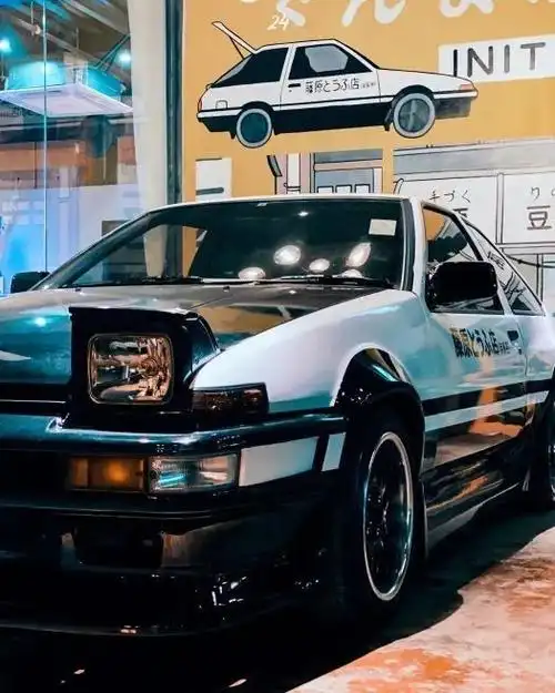 木兰草原必打卡11还原头文字d藤原拓海豆腐店开着ae86一路向北