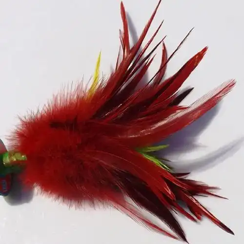 宸皓棋牌益智 大花鸡毛毽子比赛专用毽子耐踢鸡毛毽球健身花毽手工