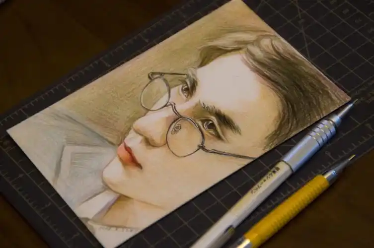 朱一龙镇魂彩铅沈巍手绘