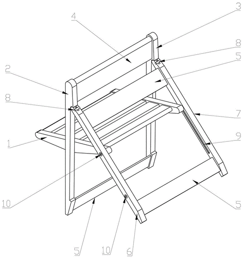 一种简易折叠椅的制作方法