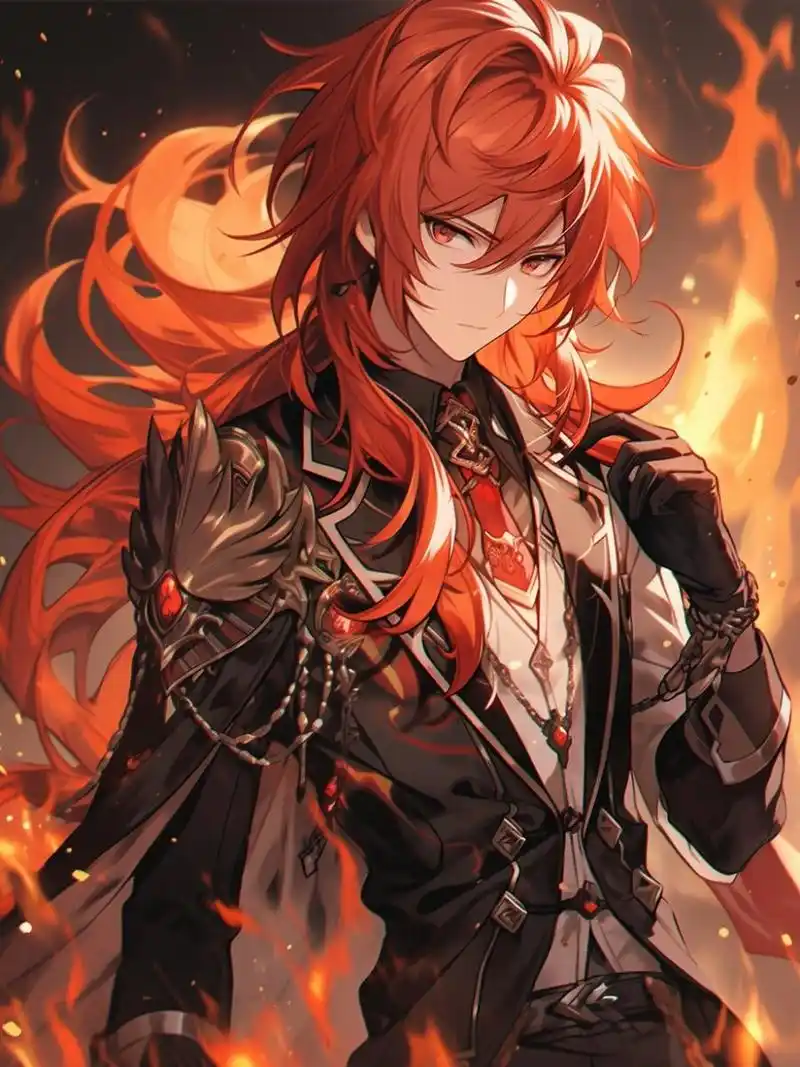 【原神壁纸】迪卢克丨ai绘画 (含完整咒语)左下角进