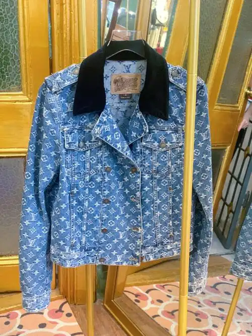 vintagelv限定秀款牛仔外套40码