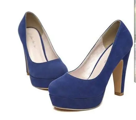 蓝色高跟鞋怎么搭配,要有气质的.谢谢各位!