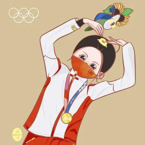 杨倩向你比心啦