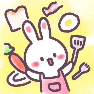 卡哇伊可爱小兔子呆萌卡通头像