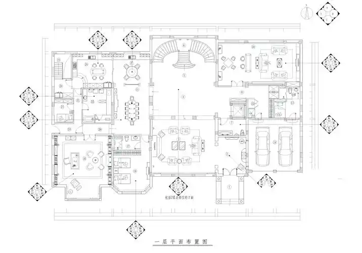 简欧风格别墅320平米30万-龙湖紫云台别墅装修案例-重庆房天下家居