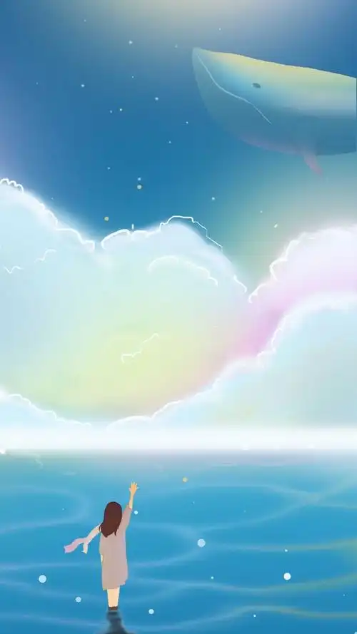 竖屏笔记手机壁纸唯美手绘插画