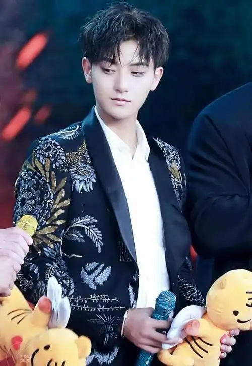 男明星心形刘海,王俊凯,王源,易烊千玺的发型都是爱你们的形状