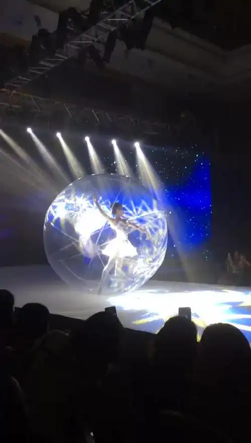 水晶球唯美浪漫舞蹈创意舞台秀多人舞蹈演出发布会年会表演可提供企业