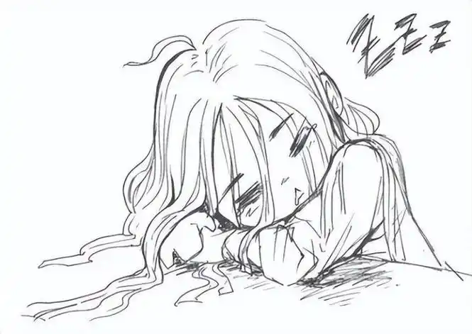 动漫人物头发绘画教程!