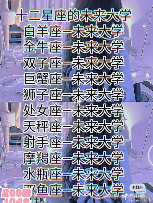 十二星座未来大学纯属娱乐