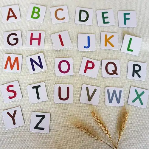 磁性英语字母卡片 26个英文字母大小写 小学儿童启蒙