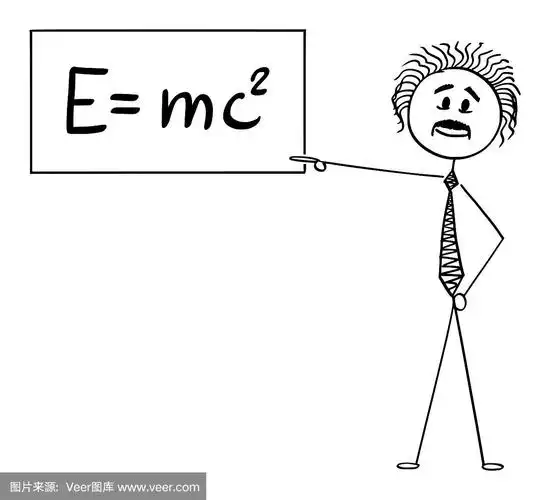 科学家,绘画插图,卡通,物理学家,矢量