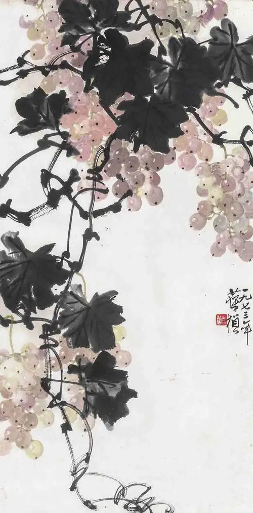 苏葆桢-葡萄拍卖预展,苏葆桢作品拍卖估价,文古堂2015年"文古雅集"