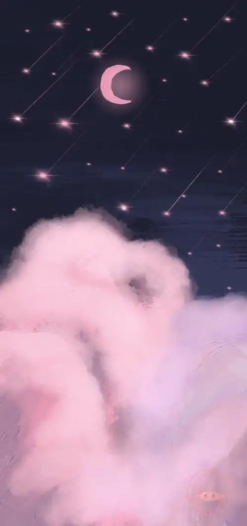 素材 ins 韩系 可爱 简约 手绘 动漫 锁屏 屏保 卡通 背景 纯色