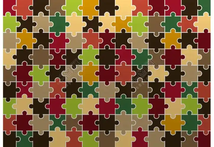 时尚拼图背景素材