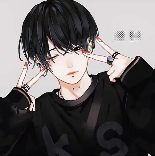 二次元高质量人物插画"精选动漫男生头像"帅到掉渣,心不心动?