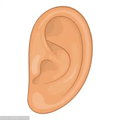 耳朵图标卡通风格