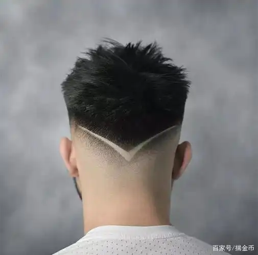 自媒体男士发型后脑勺的文化创意