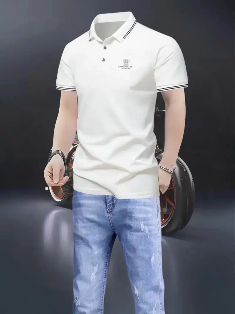 高品质男士翻领短袖polo97.