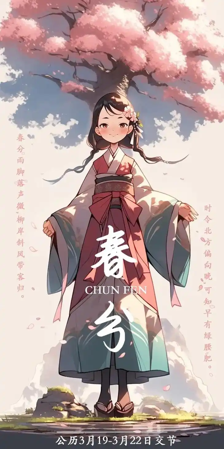 《春夏秋冬》原创插画海报设计.#约稿 #插画 #封面 #接稿 - 抖音