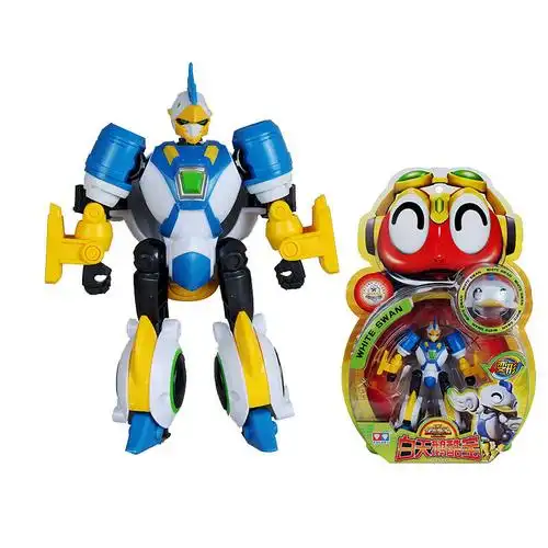 奥迪双钻(auldey)快乐酷宝2玩具全套 变形合体机器人 基础变形系列 白