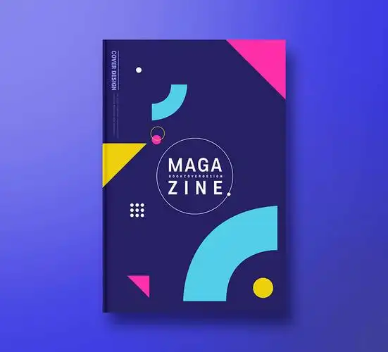 这次要分享的是多彩创意元素时尚杂志封面设计psd模板,韩国素材,psd源