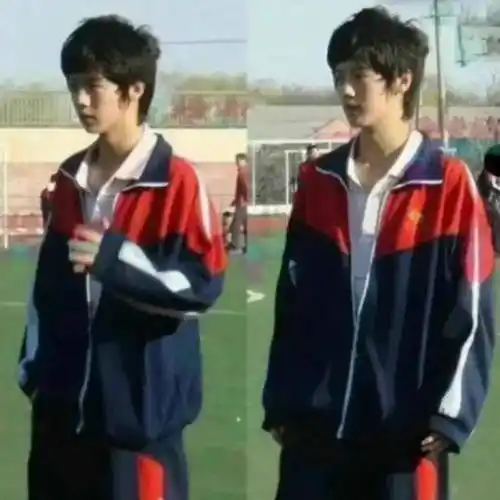 鹿晗中学照片曝光,网友感叹:难怪董子健比不过.