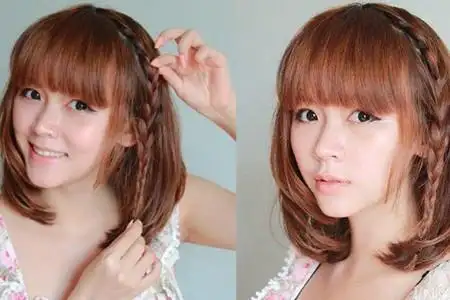 精致短发波波头编发造型 深扒它们的不同风格